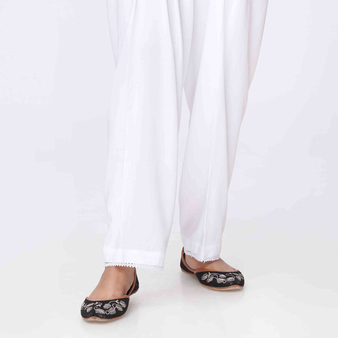 White Cambric Straight Fit Trouser PS3571