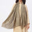 Green Zari Check Stole PS3755