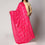 S.Pink Zari Checkered Stole PS3755