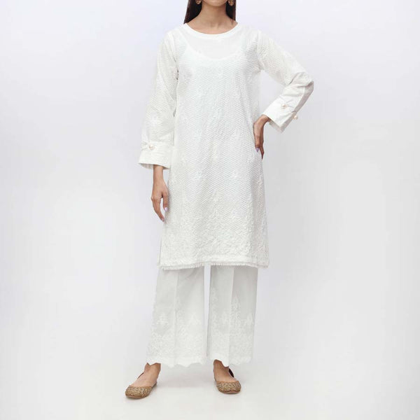 2PC- Puff Printed Cambric Suit PS4017