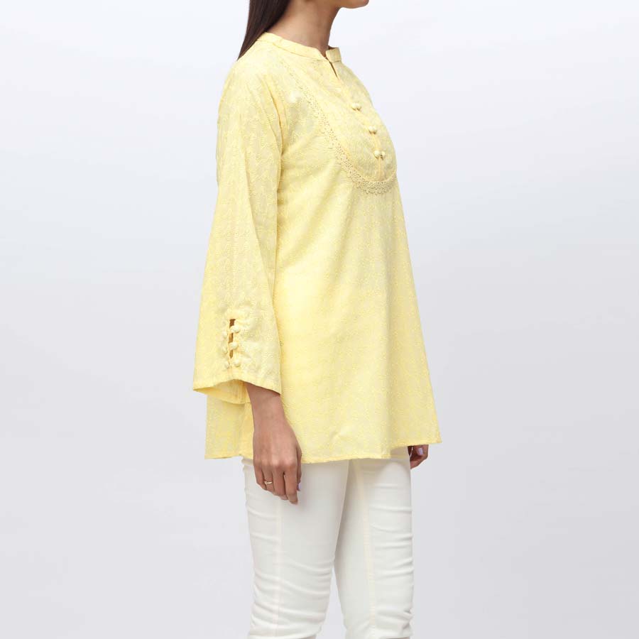 1PC- Embroidered Chicken Kari Top PS4073