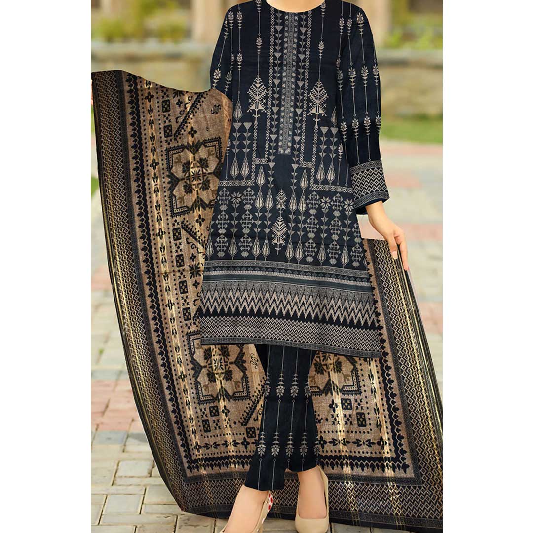 3PC-Digital Printed Lawn Suit PS4677