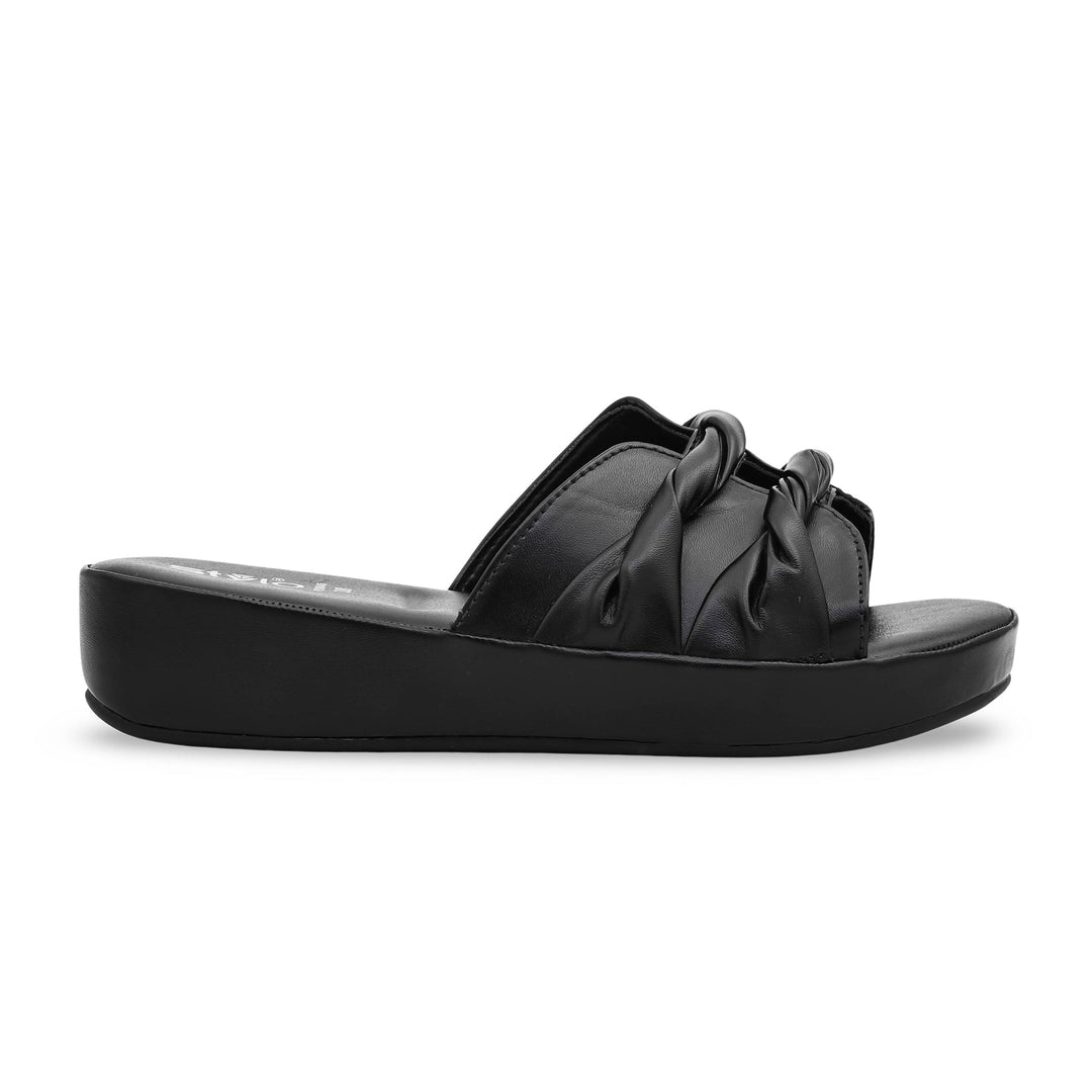 Black Formal Slipper PU0046