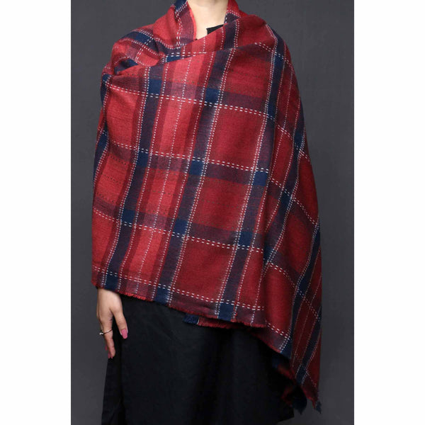Red Color Winter Scarf PW0004