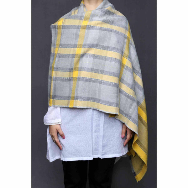Yellow Color Winter Scarf PW0004
