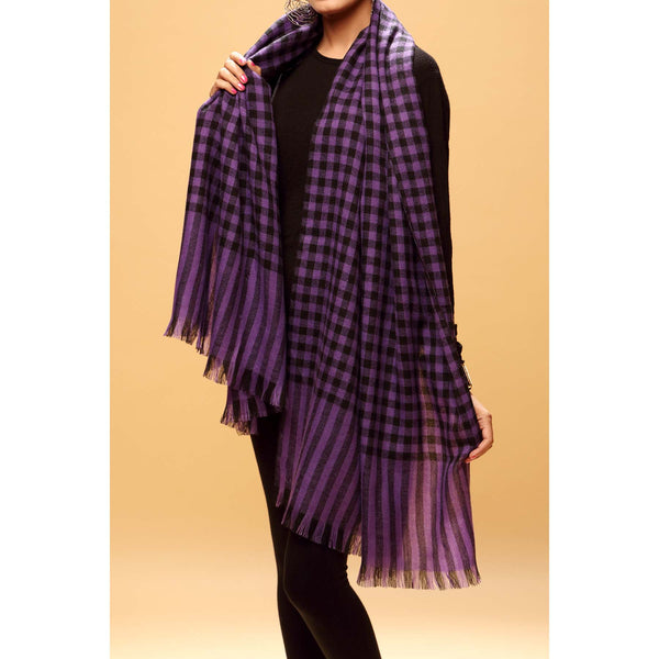 Blue Color Acrylic Stole PW1706