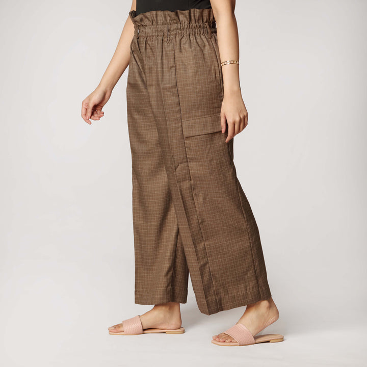 Brown Western Pants PW2548