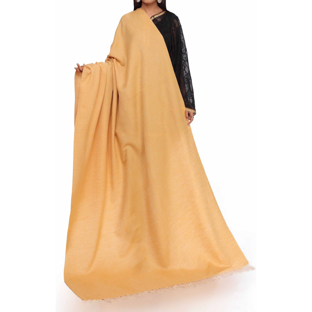 Yellow Plain Shawl PW2700