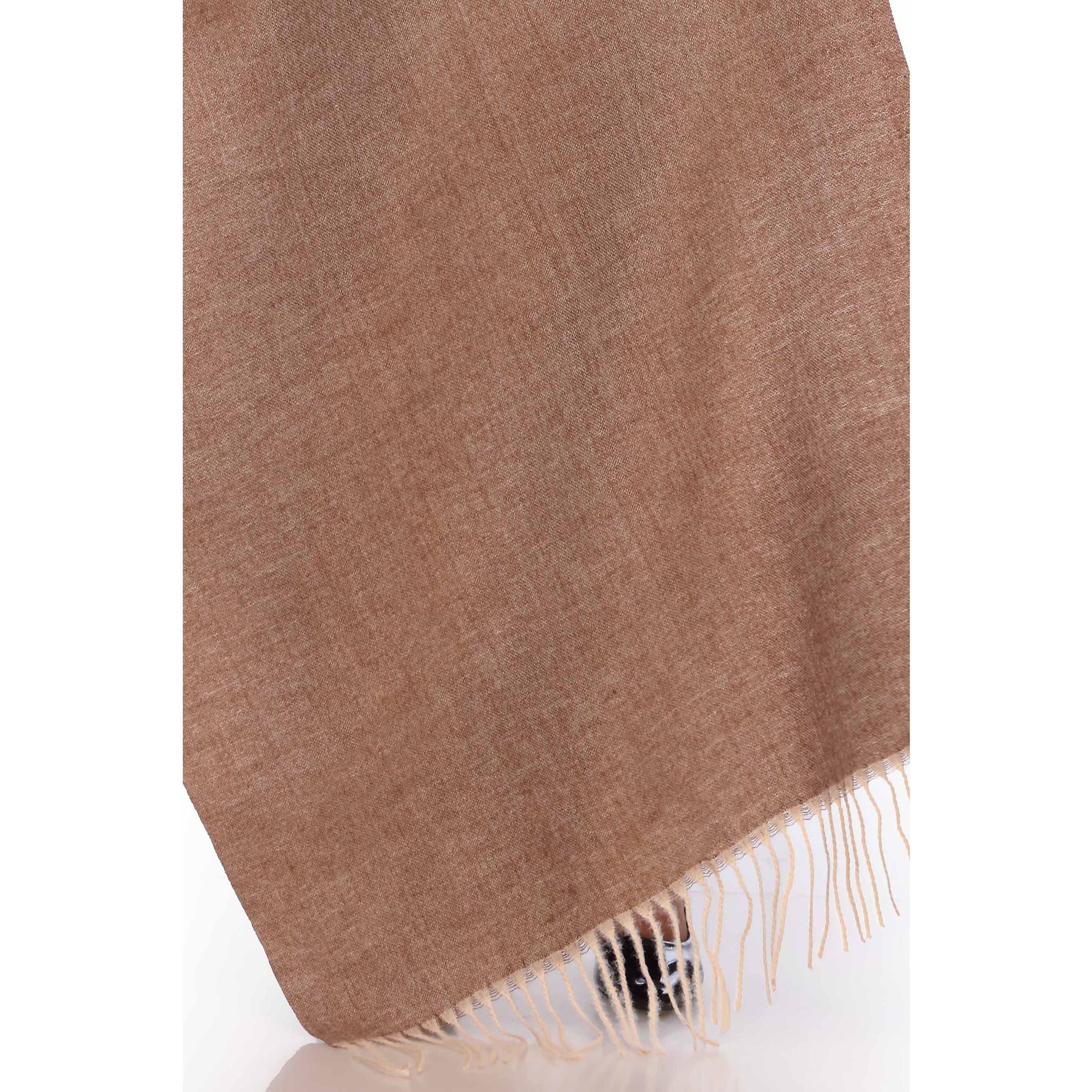 Brown Softer Plain Stole PW2711