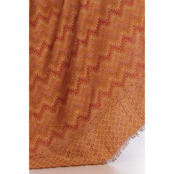 Mustard Jacquard Shawl PW2725