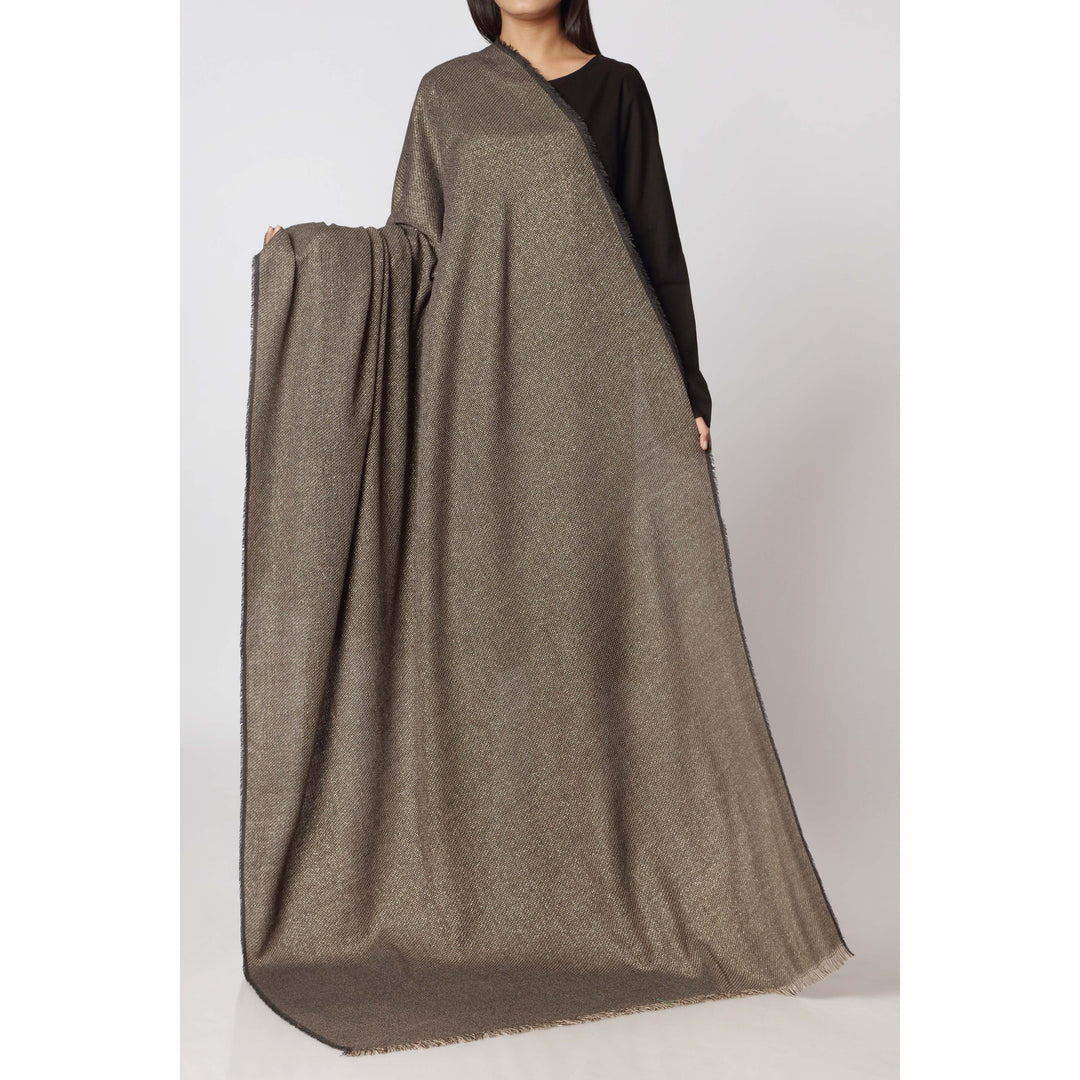 Black Two Tone Shawl PW2742