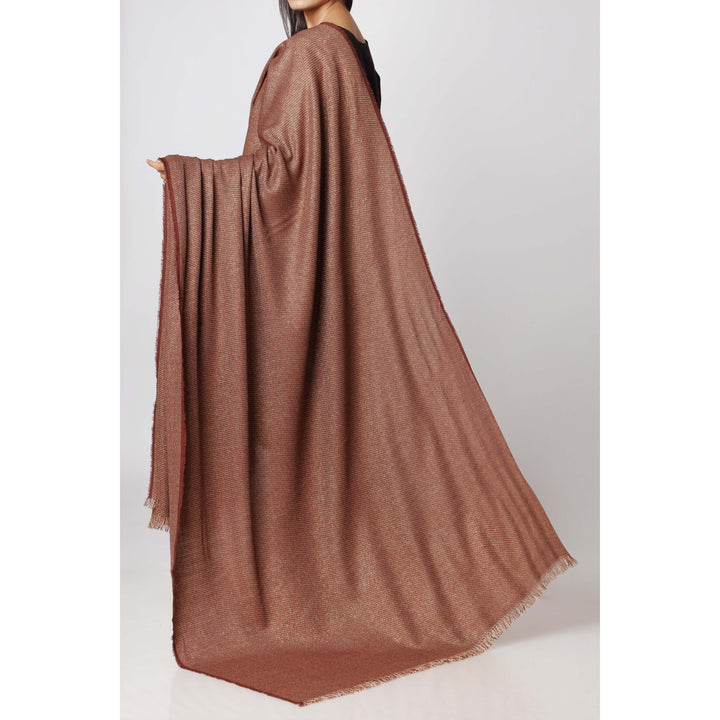 Brown Two Tone Shawl PW2742