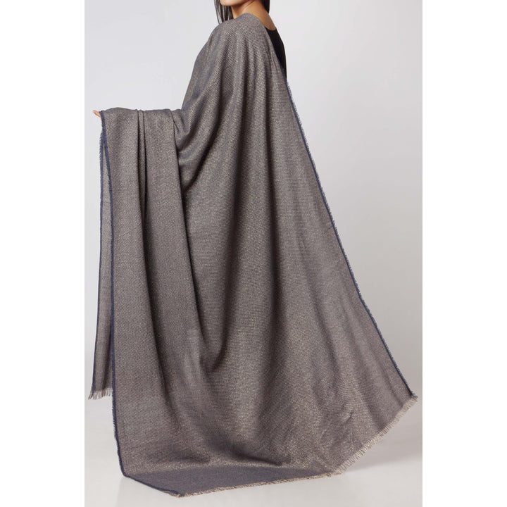 Blue Two Tone Shawl PW2742