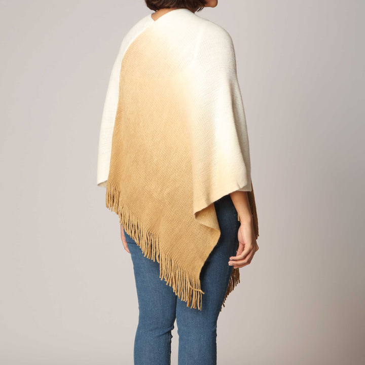 Beige Cape Shawl PW2805