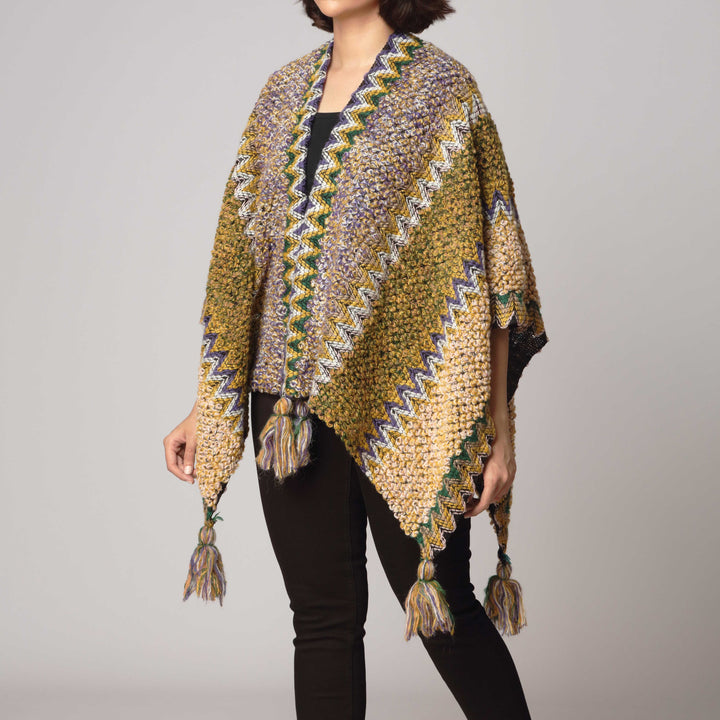 Olive Cape Shawl PW2810