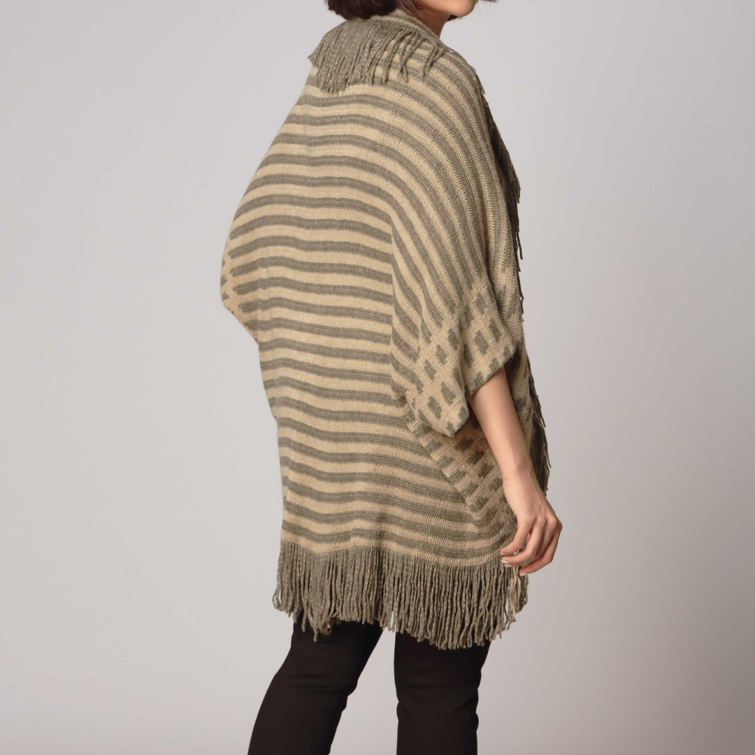 Khaki Cape Shawl PW2811