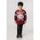 Boys Burgndy Fleece Sweat Shirt PW2843
