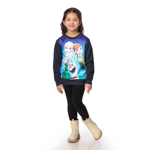 Navy Winter  Fleece Sweat Shirt PW2852