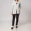 Grey Mid Length Cardigan PW2903
