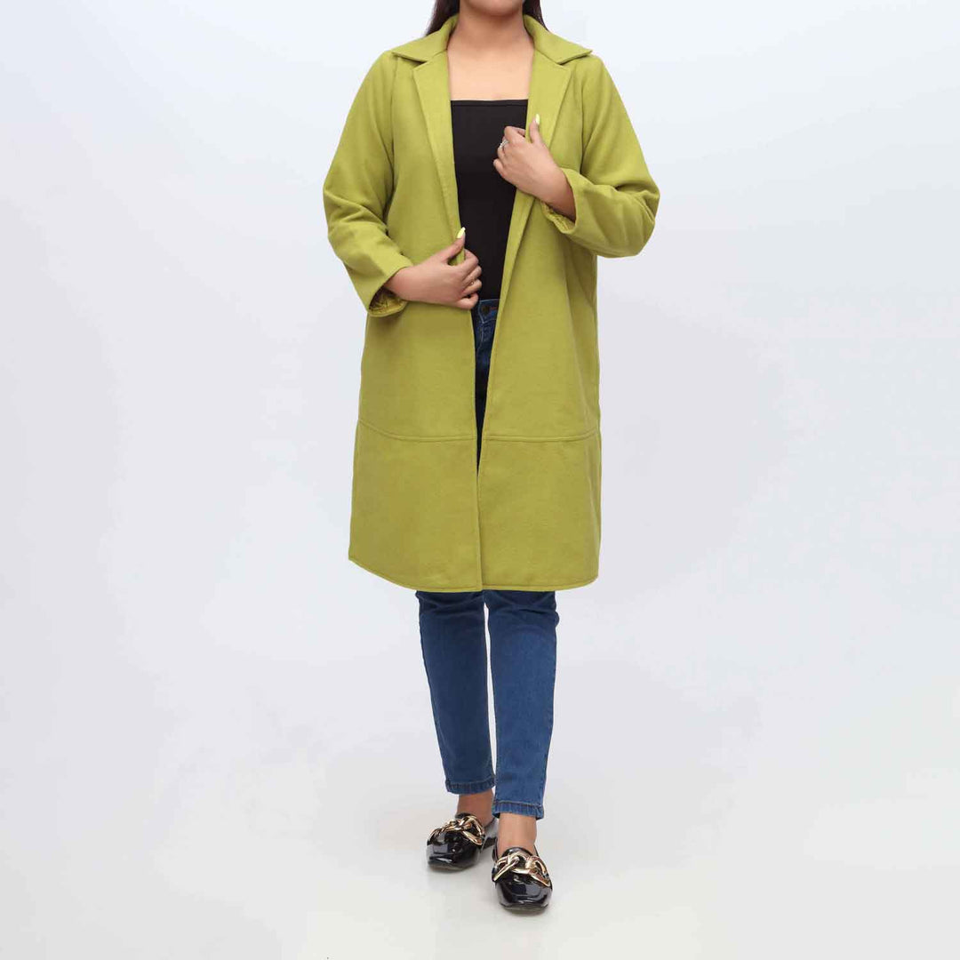 Green Woolen Coat  PW3005