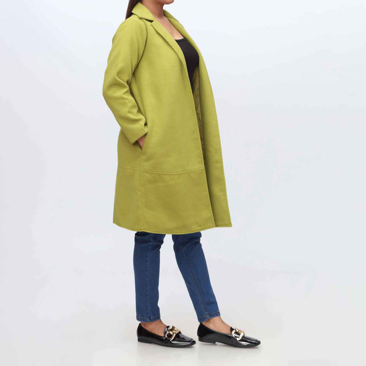 Green Woolen Coat  PW3005