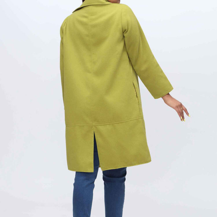 Green Woolen Coat  PW3005