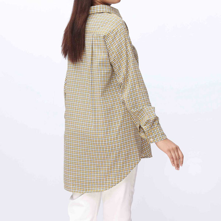 1PC- Flannel Checkered Top PW3087