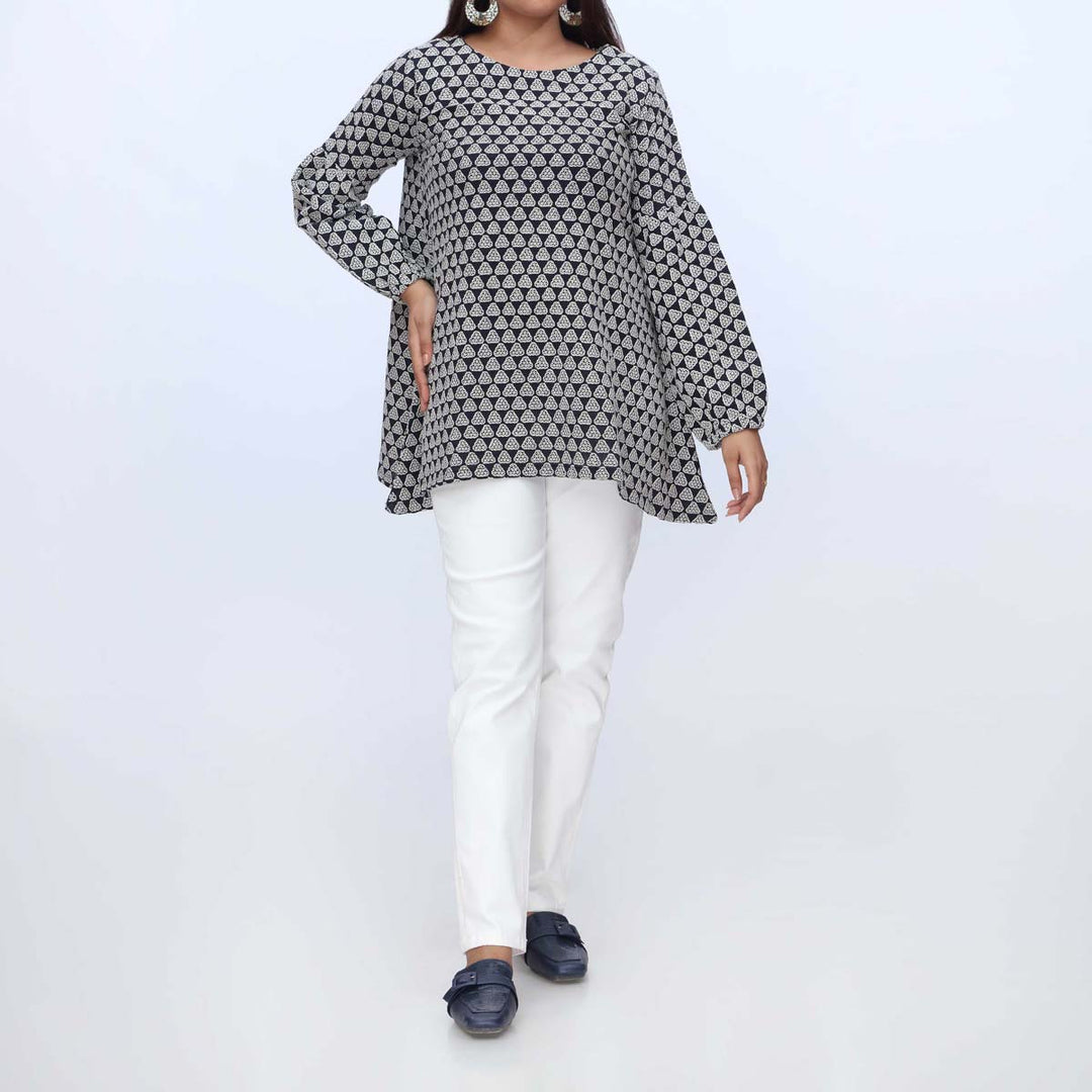 1PC- Embroidered Chikankari Shirt PW3187