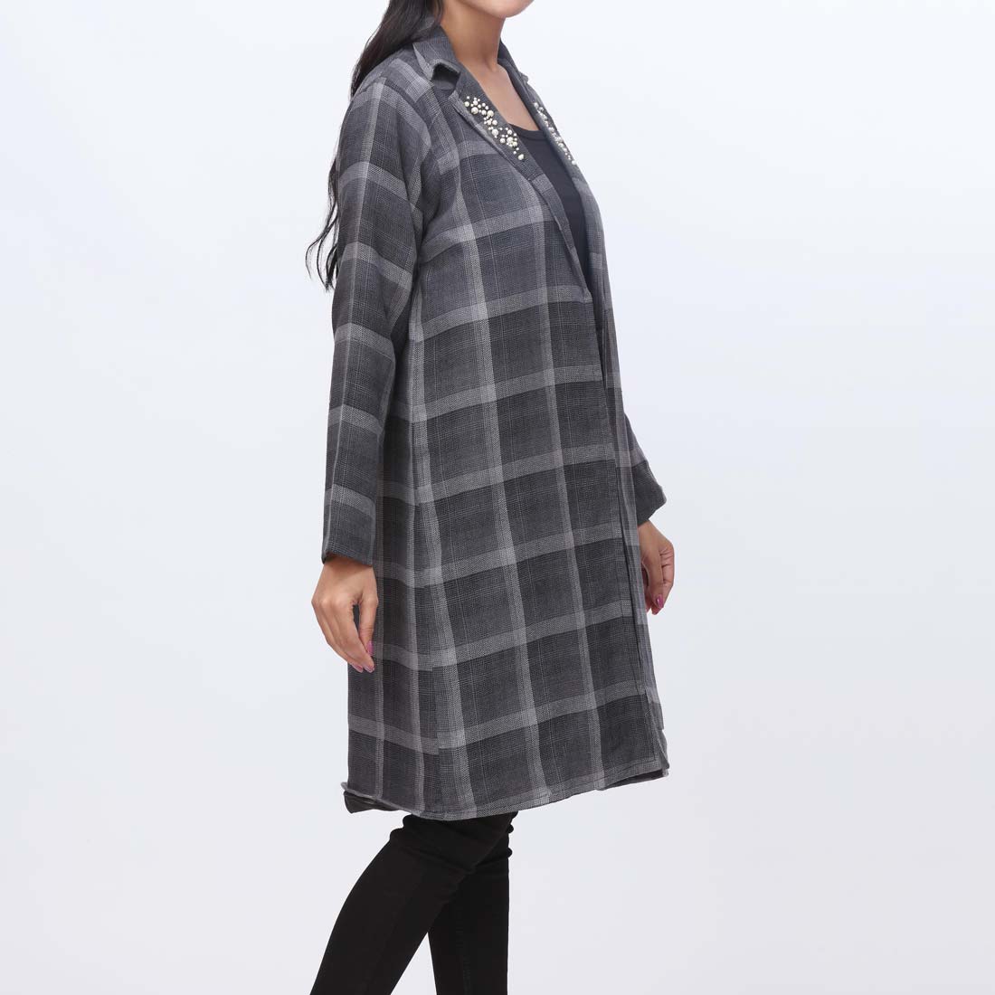 Grey Flannel Checkered Coat PW3194