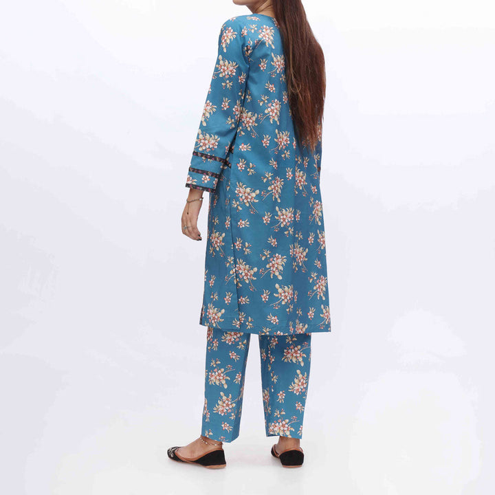 2PC- Digital Printed Khaddar Shirt & Trouser PW3267