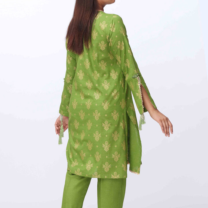 2PC- Printed Khaddar Shirt & Trouser PW3270