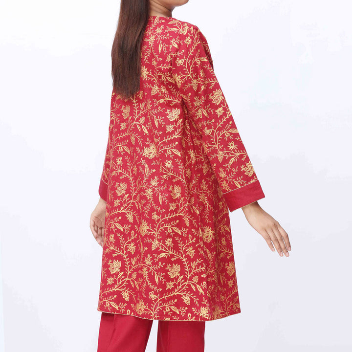 2PC- Printed Khaddar Shirt & Trouser PW3272