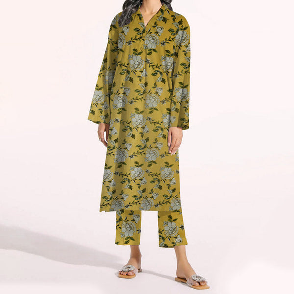 2PC- Unstitched Digital Printed Cambric Suit PW3315