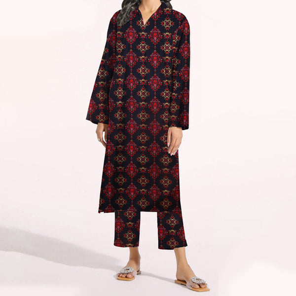 2PC- Unstitched Digital Printed Cambric Suit PW3316