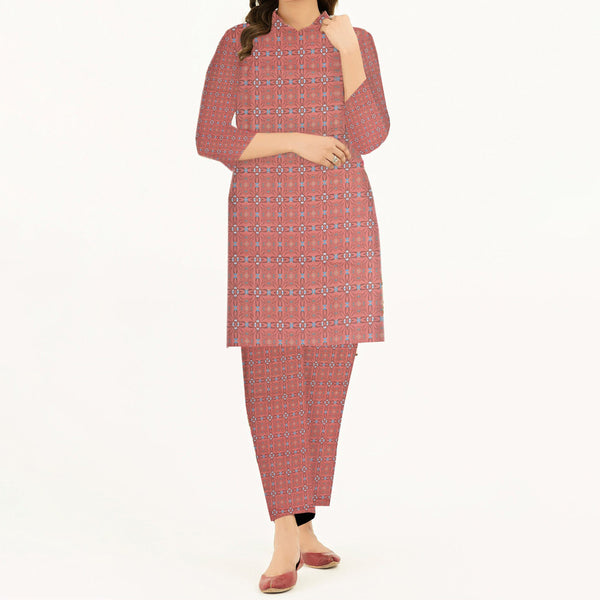 2PC- Unstitched Digital Printed Cambric Suit PW3465
