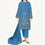 3PC- Unstitched Digital Printed Khaddar Suit PW3476
