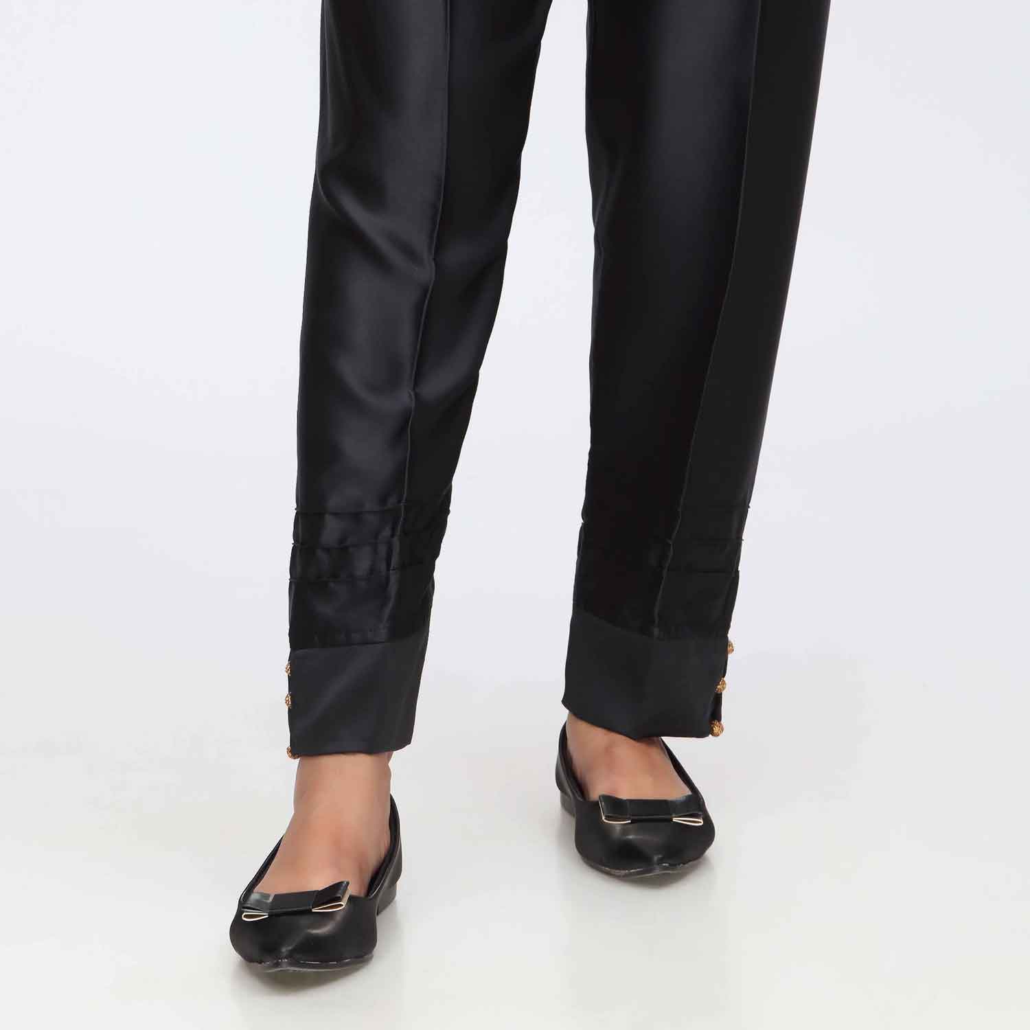 Black Shamoz Silk Slim Fit Trouser PW3612