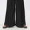 Black Dyed Grip Silk Plazo PW3644