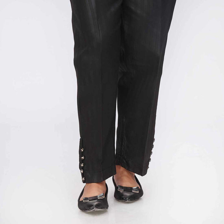 Black Cambric Slimfit Trouser PW3653