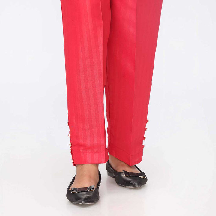 Red Cambric Slimfit Trouser PW3653