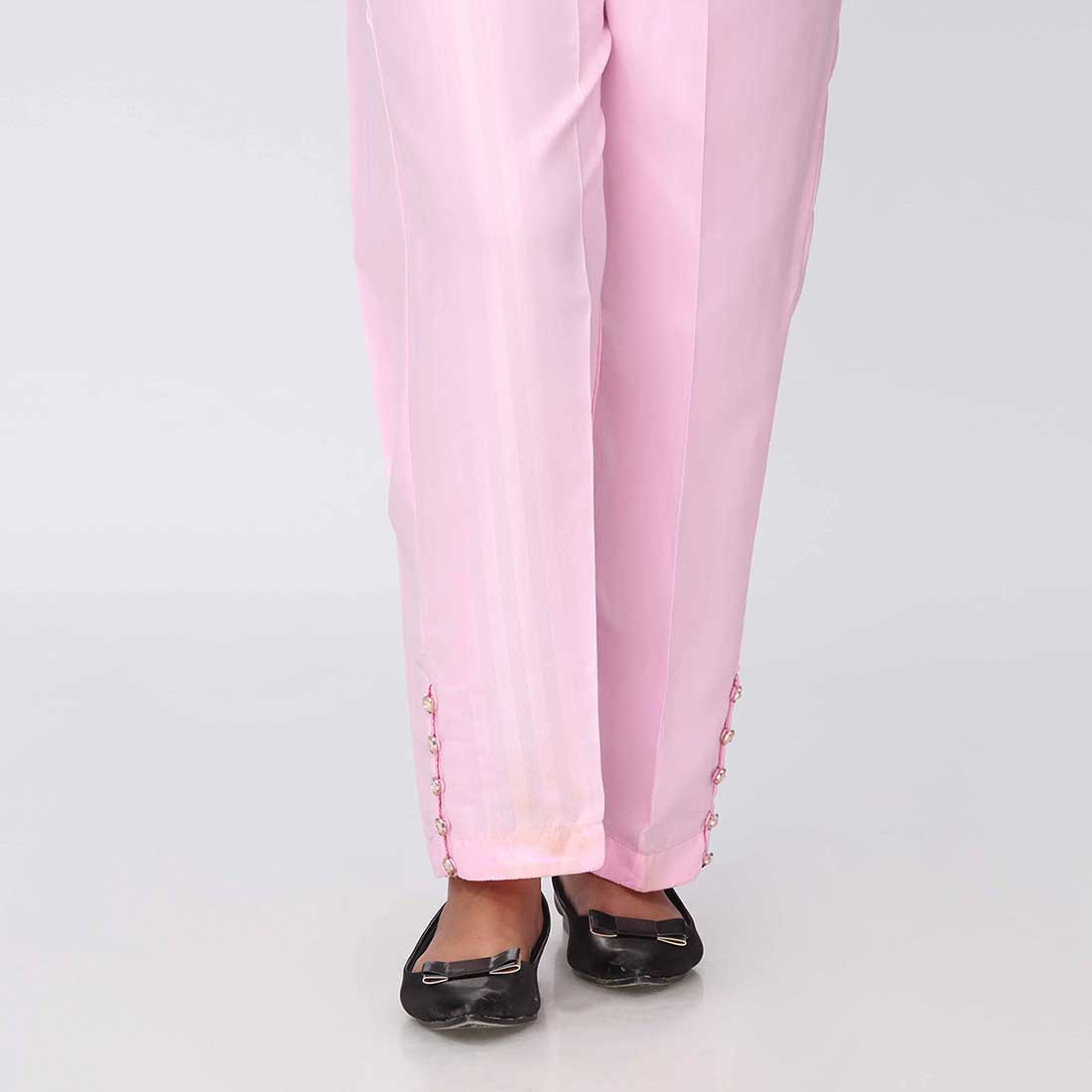 Pink Cambric Slimfit Trouser PW3653