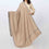 Khaki Embroidered Border Shawl PW3702