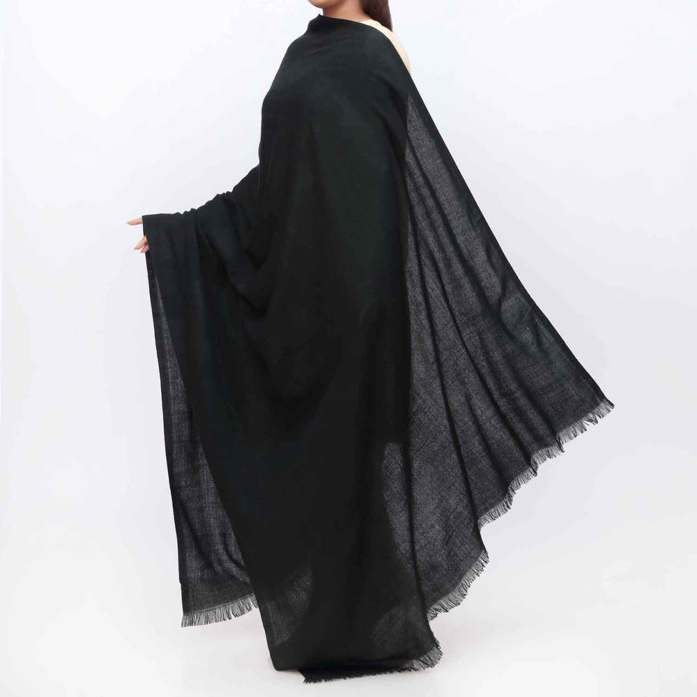 Black Moonlight Plain Shawl PW3723