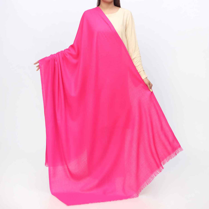 Pink Moonlight Plain Shawl PW3723