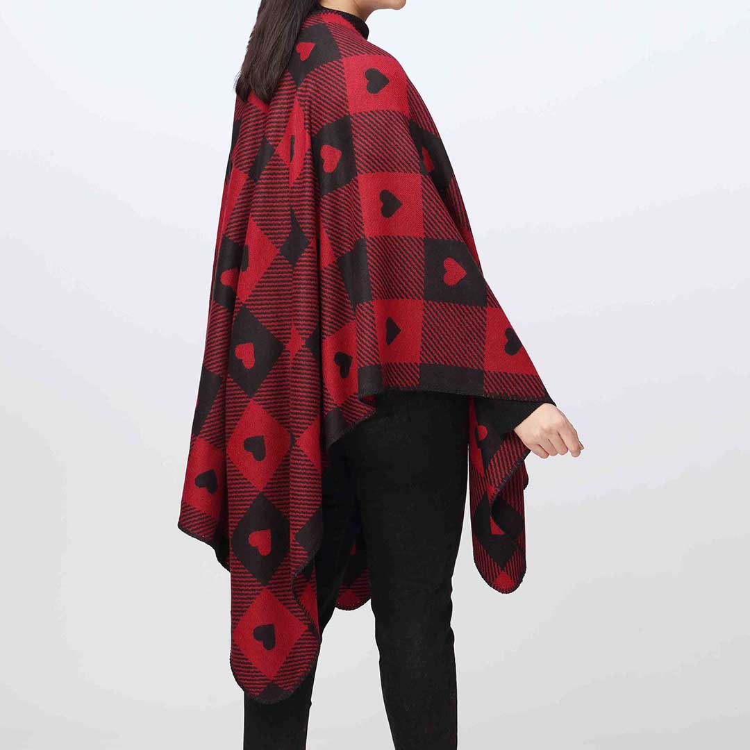 Red Cape Shawl PW3841