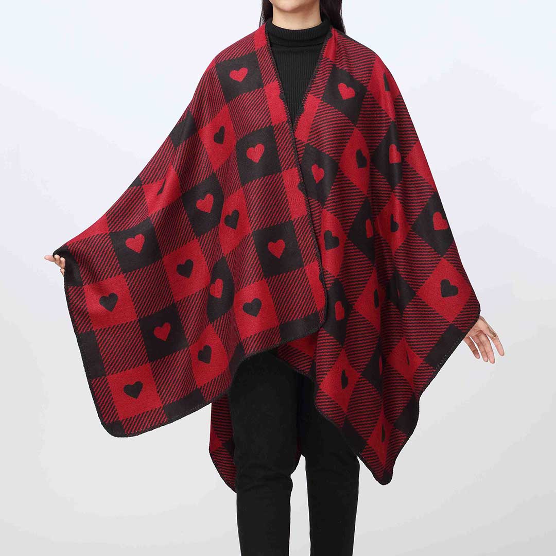 Red Cape Shawl PW3841