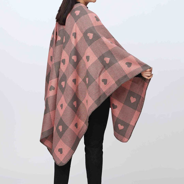 Pink Cape Shawl PW3841