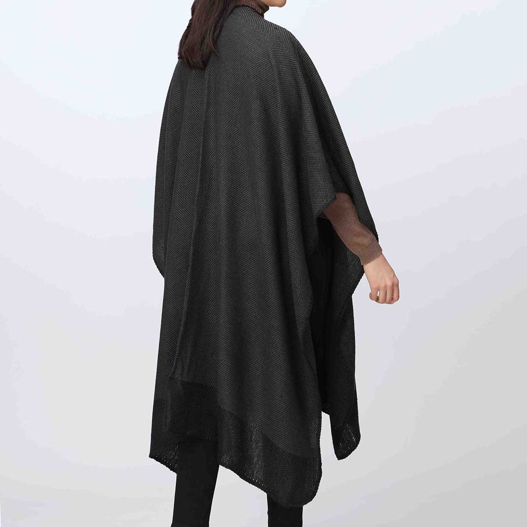 Black Cape Shawl PW3843