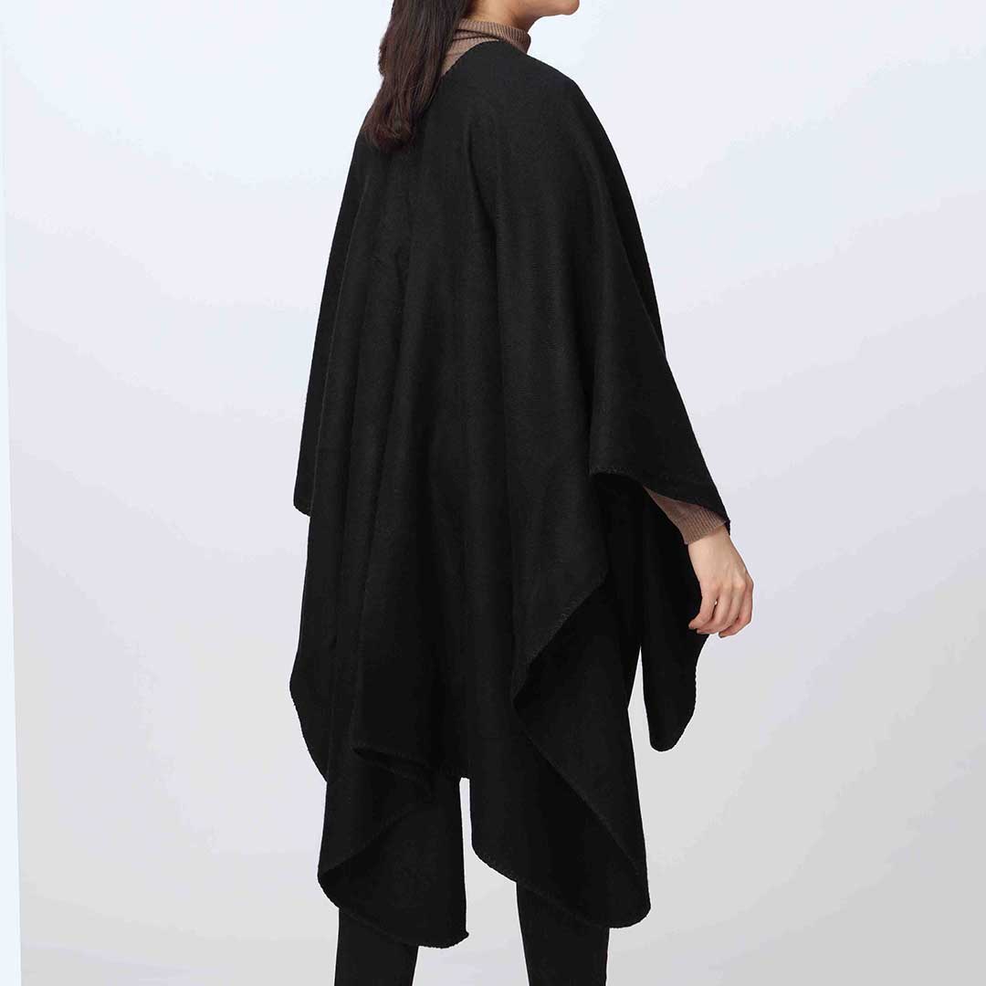 Black Cape Shawl PW3849