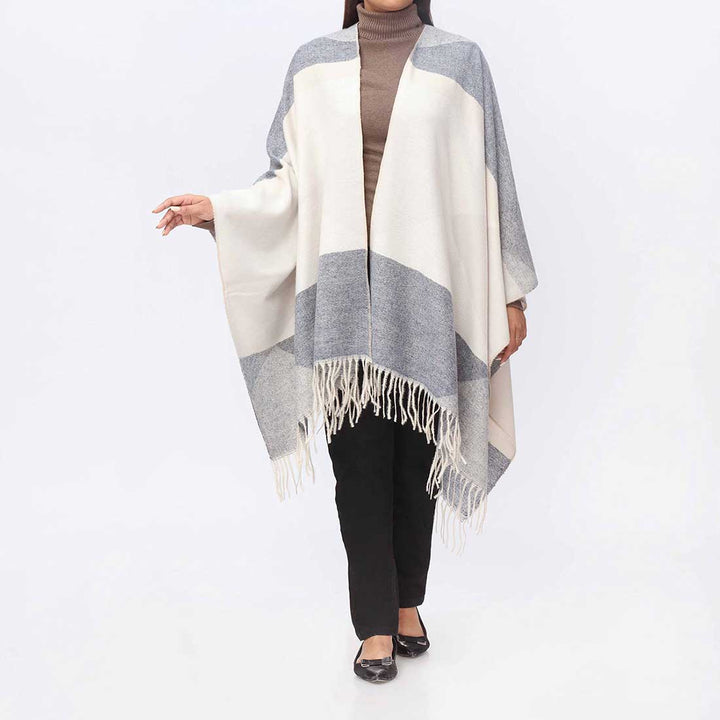 Navy Cape Shawl PW3884